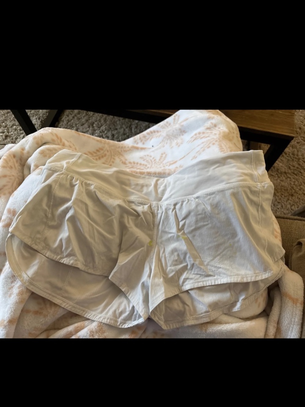 lululemon white Athletic Skort